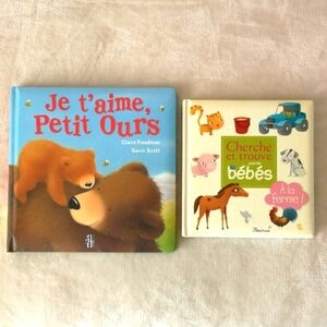 Set of 2 French Children's Books